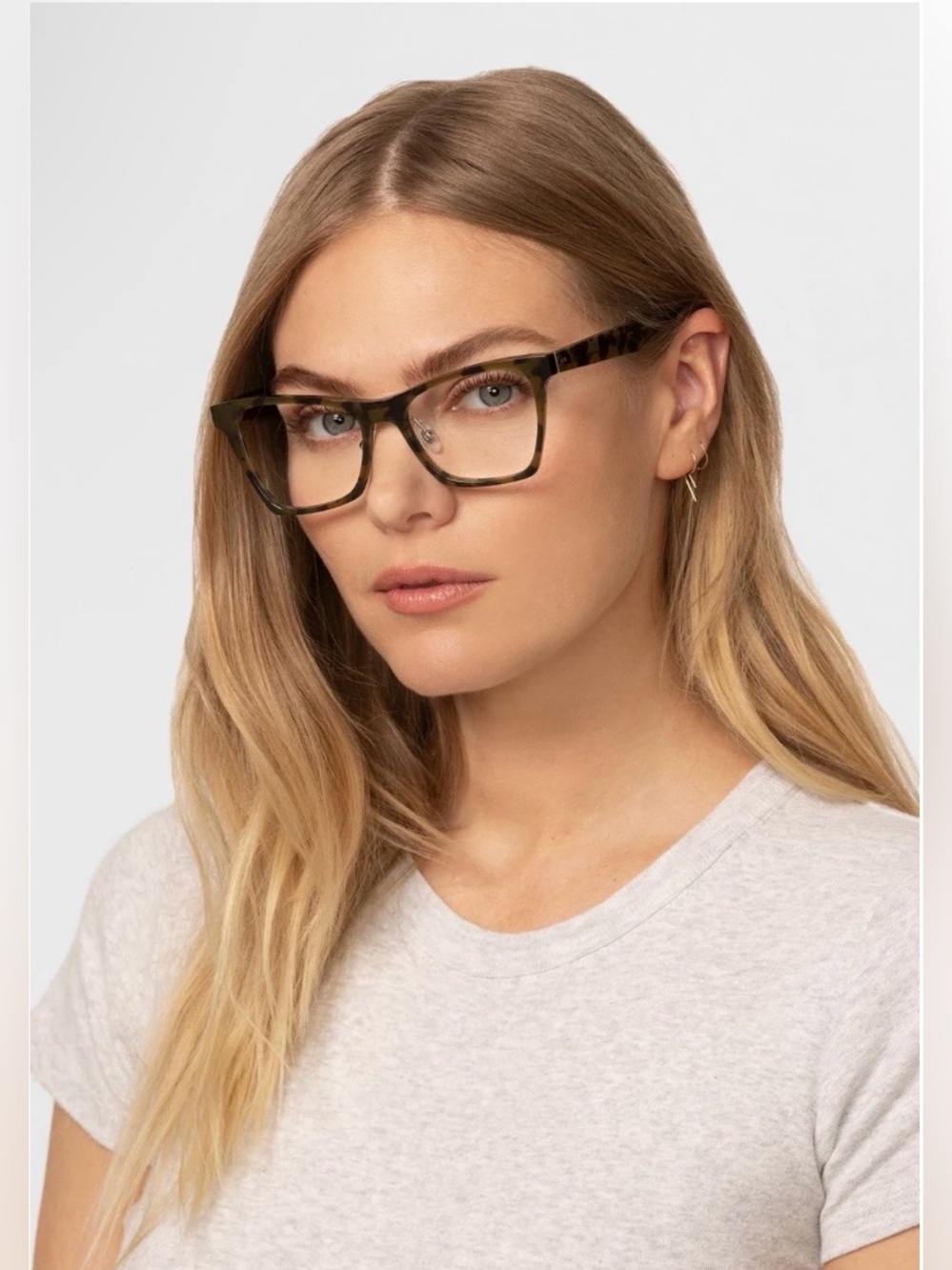 Krewe FLORENCE frames featuring an angular cat-eye shape.